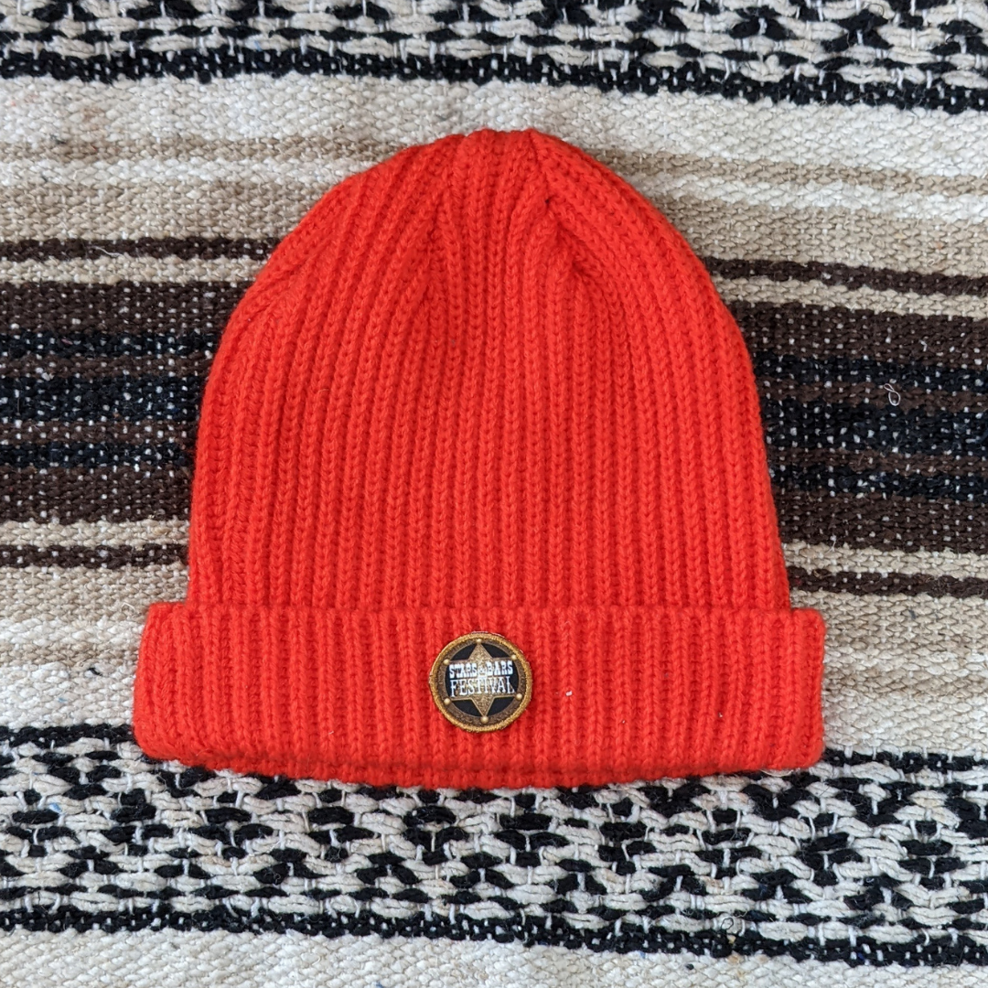 Stars & Bars Festival Beanie - Orange